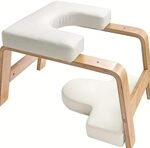 FFitness Yoga Headstand Hocker f&uuml;r zu Hause Inversionsbank Headstand Chair aus Holz