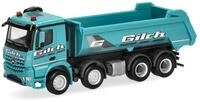 Herpa LKW Modell Mercedes-Benz Arocs Rundmulden-LKW im Ma&szlig;stab 1:87 