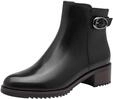 MARCO TOZZI Damen Stiefel aus Leder mit Rei&szlig;verschluss Bequem