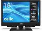 Cello C1626TZH 16 Zoll Smart-TV mit Tizen OS von Samsung, Bluetooth, Triple-Tuner,