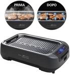 MACOM Elektrogrill/Grillplatte mit integrierter Dunstabzugshaube und doppeltem