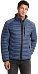 TOM TAILOR Herren 1050927 Lightweight Hybrid Steppjacke mit Stehkragen (1er Pack)