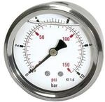 RIEGLER 116337-816-CDE Glyzerinmano &raquo;pressure line&laquo; G 1/4 hinten 0-600...