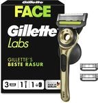 GilletteLabs Rasierer Herren mit Reinigungselement, Nassrasierer Herren,...