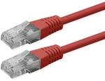 ROLINE Patchkabel Cat.6 (Class E), UTP, PoE, rot, 0,5 m