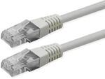 ROLINE Patchkabel Cat.6 (Class E), UTP, PoE, wei&szlig;, 0,5 m