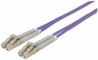 INTELLINET LWL Kabel LC/LC OM4 5m violett 50/125um Duplex Multimode