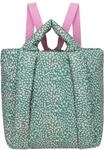 Fritzi Tonnje Backpack Leo Cheetah Green Rose Damen gro&szlig;e Nylon Rucksack...