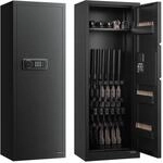 VEVOR Gewehrschrank Langwaffenschrank Gewehrtresor f&uuml;r 6-8 Gewehre,...