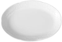 HENDI Platte, Oval, Verst&auml;rkte Kanten, hochwertige Glasur, Hohe Schlag- und