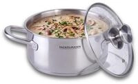 Fackelmann Kochtopf mit Deckel &Oslash; 20 cm &ndash; Edelstahl, 2,5l, ergonomischer...