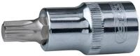 KS Tools 1/2' Chromeplus Bit-Stecknuss Torx, T15, auf H&auml;nger