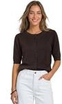 Street One Damen Kurzarm Cardigan mit Rundhals und Kn&ouml;pfen