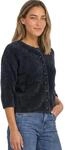 Street One Damen Kuscheliger Halbarm Cardigan mit Rundhals