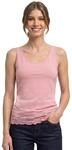 Street One Damen Top mit Rundhals und Spitzenkante | vintage blush 38