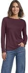 Damen Basic Shirt mit U-Boot-Ausschnitt