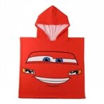 Poncho aus Mikrofaser. Cars