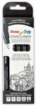 Pentel Pointliner S20P-5, 5er Set Fineliner, schwarz, wasserfest und lichtecht,