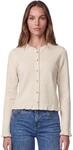 Street One Studio Damen 3232073 Strick-Look Jacke mit R&uuml;schendetails