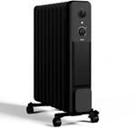 Tristar &Ouml;lradiator - 9 Rippen - 2000 W - 3 Heizstufen - Thermostat Einstellbar -
