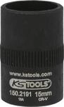 KS Tools 150.2191 3/8 Zoll Bremssattel-Spezialstecknuss, 15mm