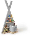 Relaxdays Toniebox Regal, magnetisch, f&uuml;r H&ouml;rspielbox & 34 Tonies, grau |...