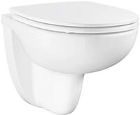 GROHE Bau Keramik, Wand-WC Set sp&uuml;lrandlos mit WC-Sitz Soft Close 