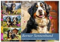 Kalender 2027 &middot; Berner Sennenhund. Sanfte Seelen zwischen Alpengl&uuml;ck und 