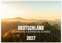 Deutschland - S&auml;chsische und B&ouml;hmische Schweiz (Tischkalender 2027 DIN A5...