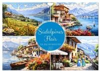 Kalender 2027 &middot; S&uuml;dalpines Flair - Seen, Berge und Fantasiest&auml;dte | Eine