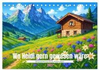 Kalender 2027 &middot; Wo Heidi gern gewesen w&auml;re | Ein Jahr lang Alpenzauber im...
