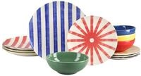CreaTable, 25426, Serie Mio Viva, 12-teiliges Geschirrset f&uuml;r 4 Personen,...