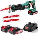 HYCHIKA S&auml;bels&auml;ge, 18V Akku Universals&auml;ge, Recipros&auml;ge mit 2x2.0Ah Batterien, mit