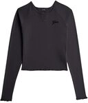 G-Star Damen Script Cropped R T Ls Wmn T-Shirt (1er Pack)
