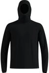 Odlo Cubic Herren Midlayer Hoodie &ndash; Langarm Wandershirt mit Kapuze | Atmungsaktiv &