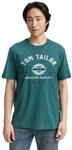 TOM TAILOR Herren T-Shirt aus Baumwolle mit Logo-Print