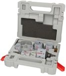 Bosch 17x PRO Multi Material Lochs&auml;ge-Set &ndash; Standardadapter (f&uuml;r Weichholz,