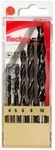 fischer Holzbohrer Set, 4 - 10 mm Durchmesser, Aufs&auml;tze f&uuml;r Bohrmaschinen,