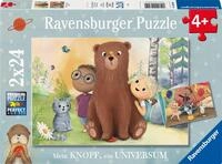 Ravensburger Puzzle Mein Knopf, ein Universum - 2x24 Teile Puzzle ab 4 | 2x24...