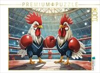 CALVENDO Puzzle Kampfh&auml;hne | 1000 Teile Lege-Gr&ouml;&szlig;e 64 x 48 cm Foto-Puzzle...