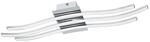 EGLO LED Deckenlampe Roncade, 3 flammige Deckenleuchte, Material: Alu, Stahl,