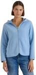 Cecil Damen Teddy-Jacke mit Kapuze in Unifarbe
