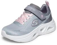 Skechers M&auml;dchen Sola Glow 2.0 Dazzle Steps Turnschuhe, Light Gray