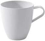 Villeroy & Boch &ndash; Pura Henkelbecher, ca. 12,5 &times; 9,5 &times; 9,5 cm, Reinwei&szlig;,