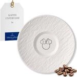 Villeroy & Boch Manufacture Rock blanc &ndash; Mickey Mouse &ndash; Kaffee-Untertasse,...
