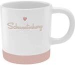 GRUSS & CO Tasse mit Gravur Schwesterherz | Steinzeug, 40 cl | 48434 |...