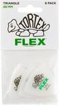 JIM DUNLOP Plektrum Tortex Flex Triangel 0,88mm 6 St&uuml;ck