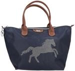 Depesche 13690 Miss Melody Luxury Horse - Umh&auml;ngetasche in Dunkelblau und...