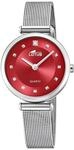 Lotus Damenuhr Analog aus Edelstahl 316l Silberfarben | Quarzwerk,