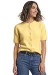 Street One Damen Kurzarm Cardigan mit Rundhals und Kn&ouml;pfen